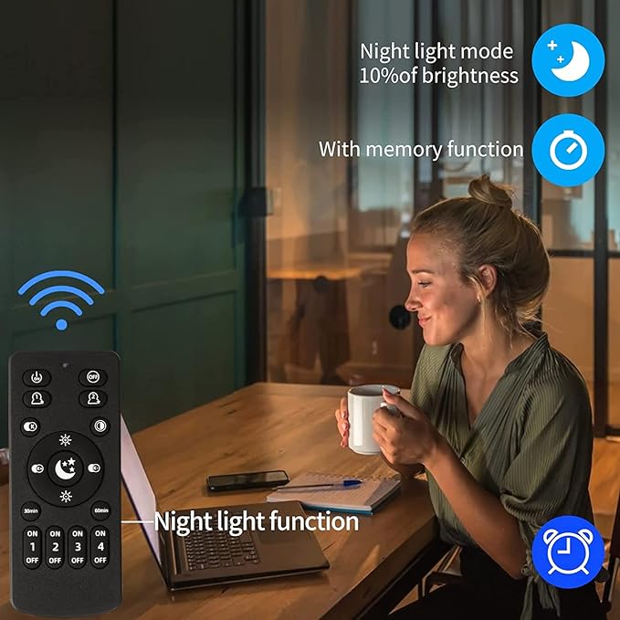 Floor Lamp for Living Room with 3 Color Temperatures and Stepless Dimmer, Smart Floor Lamp with Remote Control & APP, Tall Standing Lamp with Rattan Lampshade, Farmhouse Floor Lamps for Bedroom Office - LeafyLoom