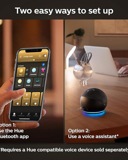 Philips Hue Smart 75W A19 LED Bulb - White Ambiance Warm-to-Cool White Light - 1 Pack - 1100LM - E26 - Indoor - Control with Hue App - Works with Alexa, Google Assistant and Apple Homekit PhilipsHue