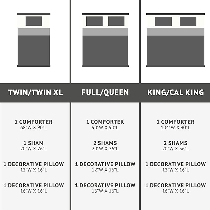 Intelligent Design Raina Twin / Twin XL Comforter Set, Soft Microfiber Comforter Set Twin, Modern Geometric Metallic Bed Set, 4 Pieces College Bedding Comforter Set with 1 Sham, 2 Toss Pillows Grey - LeafyLoom