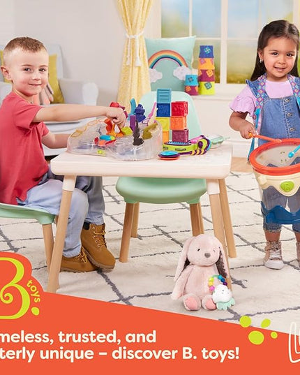 B. toys- B. spaces – Chairs For Kids – 2 Chairs – Wooden Legs - Furniture For Kids – Kid Century Modern: Chair Set - Mint- 3 Years + - LeafyLoom