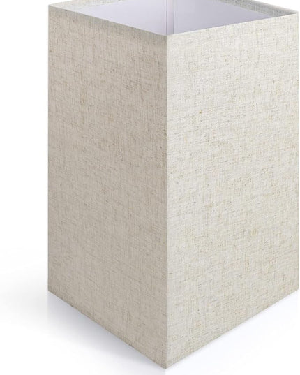 OUTON Linen Lamp Shade 16 x 8.5 x 8.5 inch for Shelf Floor Lamp (Beige) - LeafyLoom