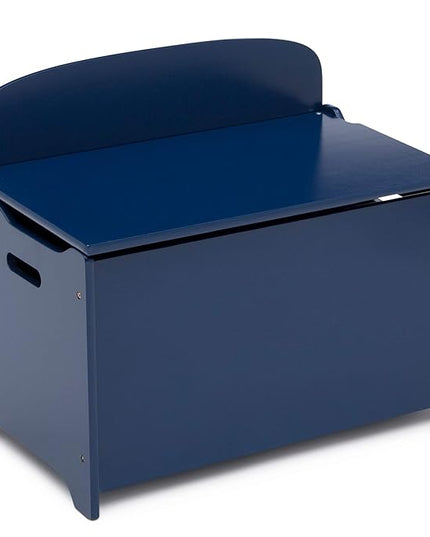Delta Children MySize Deluxe Toy Box, Deep Blue - LeafyLoom