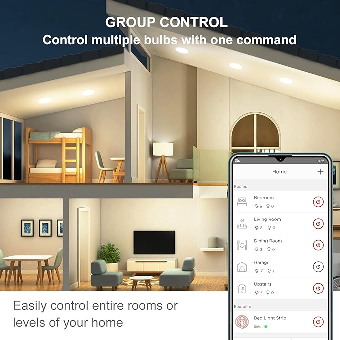 Sengled Alexa Light Bulbs, Updated FFS Smart Flood Light, Smart Bulb That Works with Alexa & Google Assistant, 7.5W 65W Equivalent,2700K BR30 Smart Light, No Hub Required, 2.4Ghz WiFi Only, 2 Pack Sengled
