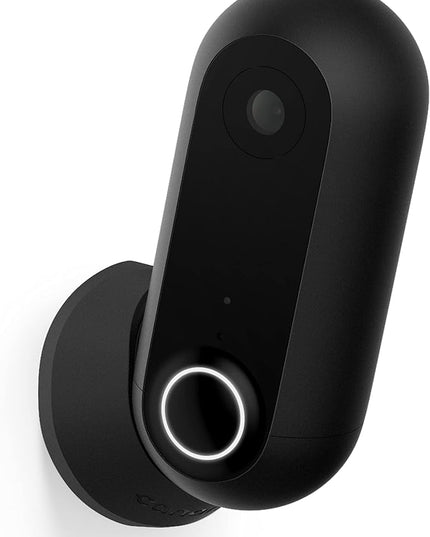 Canary Flex Indoor/Outdoor, Wire-free or Plugged-in, Weatherproof HD Security Camera - Black Canary