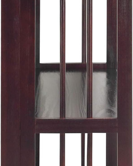 Casual Home 3 Shelf Folding Stackable Bookcase, 27.5" Wide, Espresso - LeafyLoom