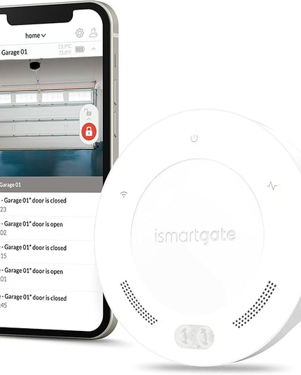 ismartgate Mini Smart Garage Opener - Universal WiFi Remote Controller Compatible with Alexa, Google Home, IFTTT, iPhone, Android,Door Left Open Alert, Door Security Systems. No Hub Needed. ismartgate