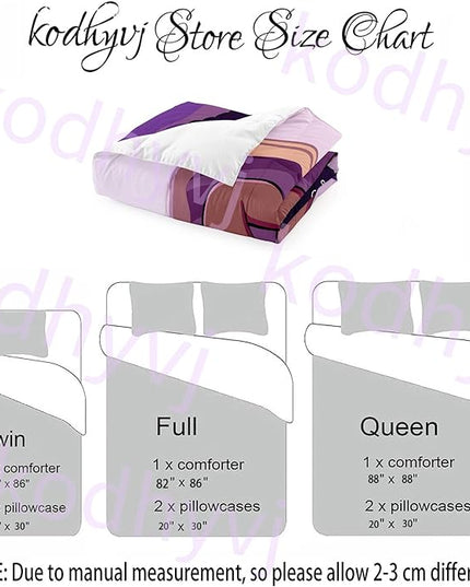 African American Black Girl Comforter Set Twin Size, Black Girls Magic Duvet Comforter for Kawaii Bedroom Decor, Black Girl Love Music Purple Bedding Set with 1 Comforter +1 Pillowcase - LeafyLoom