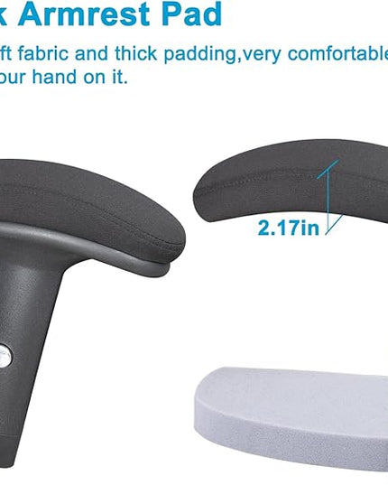 BOLISS Big and Tall 400lbs Mesh Computer Ergonomic Chair,Office Chair, Desk Chair,Height Adjustable Armrest,Lumbar Support,Swivel Computer Task Chair-Black - LeafyLoom