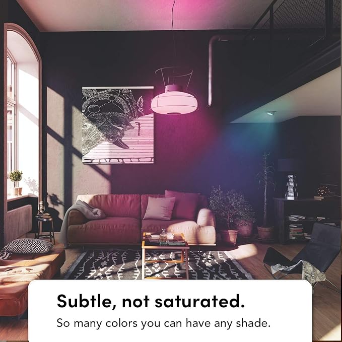 LIFX Color A19 800 lumens, Billions of Colors and Whites, Wi-Fi Smart LED Light Bulb, No bridge required, Works with Alexa, Hey Google, HomeKit and Siri. LIFX