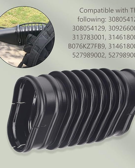 580473001 Replacement Flex Tube for Ryobi RY38BP 38cc backpack blower and Ryobi 40 Volt Blower Models RY40404NV, RY40440, RY40404 - for Ryobi leaf blower parts - LeafyLoom