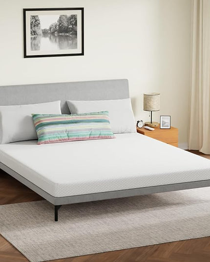 FDW 5 Inch Gel Memory Foam Mattress Medium-Firm Mattress for Pressure Relief & Cooler Sleep Mattress for Kid Adults CertiPUR-US Certified Mattress in a Box,California King - LeafyLoom