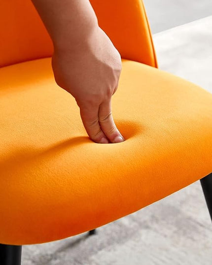 NicBex Haerin-SD-00329-LWJ Dining Chairs, 21.3"x20.5"x33.1", Orange - LeafyLoom