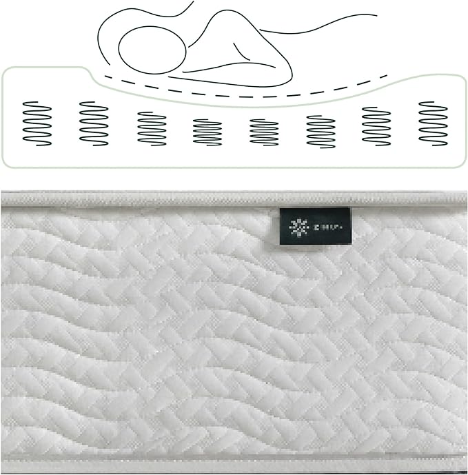 ZINUS 10 Inch Foam and Spring Hybrid Mattress [New Version], Queen, Fiberglass free, Medium Firmness, Durable Support, Certified Safe Foams & Fabric, Mattress in A Box - LeafyLoom