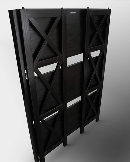 Casual Home Montego 3-Shelf Folding Bookcase, Black (New) - LeafyLoom