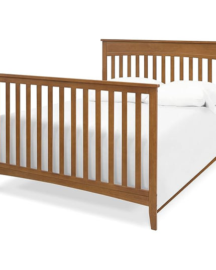 DaVinci Grove 4-in-1 Convertible Crib in Chestnut, Greenguard Gold Certified - LeafyLoom