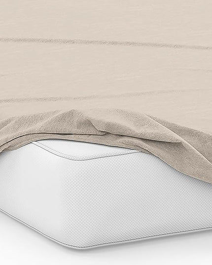 Northwest Ashford Home Essentials Bedding, 3 Piece Twin Size Sheet Set, Sand Dollar Taupe - LeafyLoom