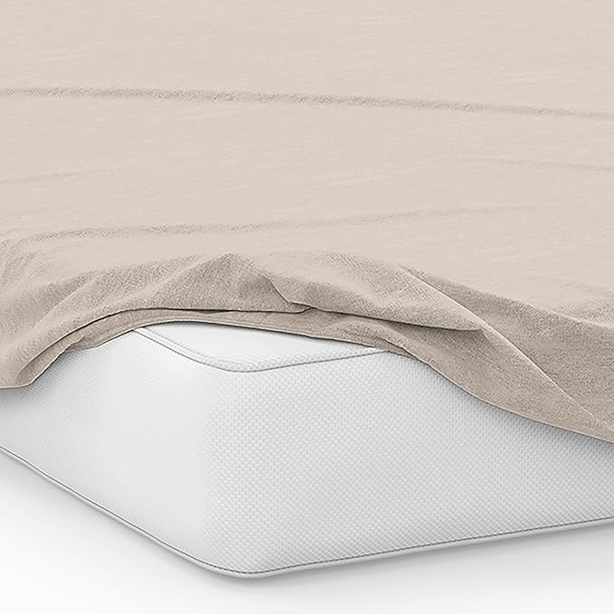 Northwest Ashford Home Essentials Bedding, 3 Piece Twin Size Sheet Set, Sand Dollar Taupe - LeafyLoom