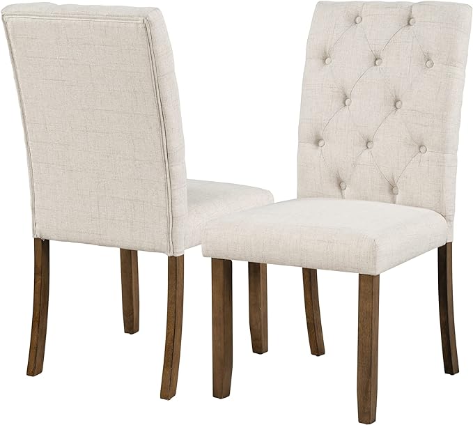 6-Piece Farmhouse Dining Set-Mid-Century Wood Rectangular Table with 4 Flannelette Upholstered Chairs and Bench, Suitable for Living Rooms, Home Bar, and Kitchen in Walnut, Onesize - LeafyLoom