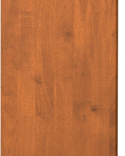 SIMPLIHOME Draper SOLID HARDWOOD 57 inch Wide Mid Century Modern 8 Cube Storage Sofa Table in Teak Brown for The Living Room, Study Room and Office - LeafyLoom