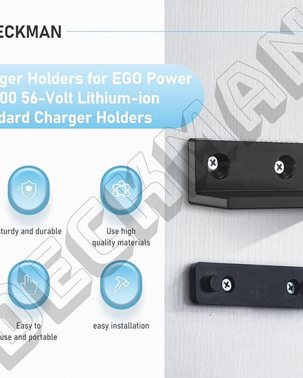 Charger Holders, for EGO Power CH2100 56-Volt Lithium-ion Standard Charger Holders, Keeps You Charger Secured for Storage, with Mounting Hardware - LeafyLoom