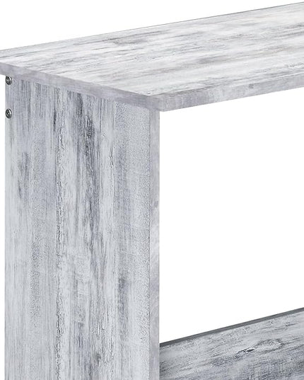 NicBex Kimberly-DW-00208-LWJ Home Office Desks, 39.5"x32.5"x34.5", Black + Grey - LeafyLoom