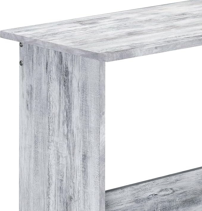 NicBex Kimberly-DW-00208-LWJ Home Office Desks, 39.5"x32.5"x34.5", Black + Grey - LeafyLoom