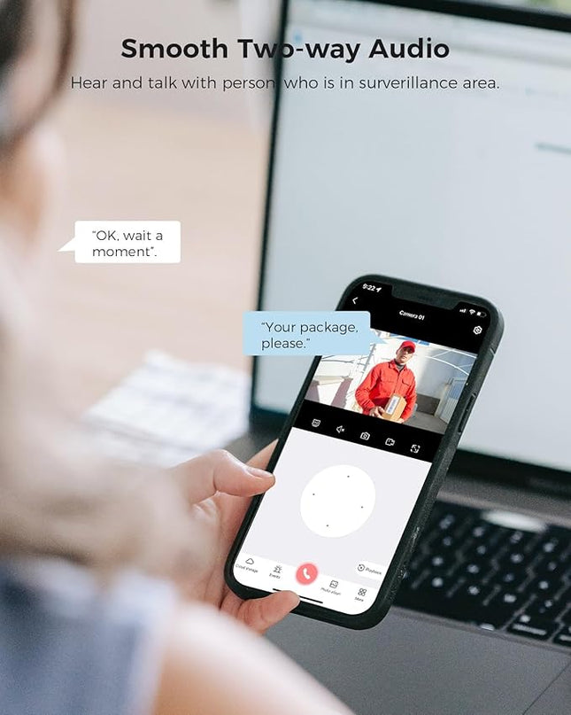 Hiseeu Wireless Security Camera System, 5MP WiFi Camera for Home Security, WiFi-Pro 8 Cam-Kit,16CH, 2-Way Audio, Color Night Vision, IP66 Waterproof, 3TB Storage, 24/7 Recording, No Monthly Fees Hiseeu