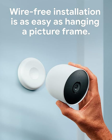 Google Nest Cam Outdoor or Indoor, Battery - 2nd Generation - 1 Pack GoogleLLC