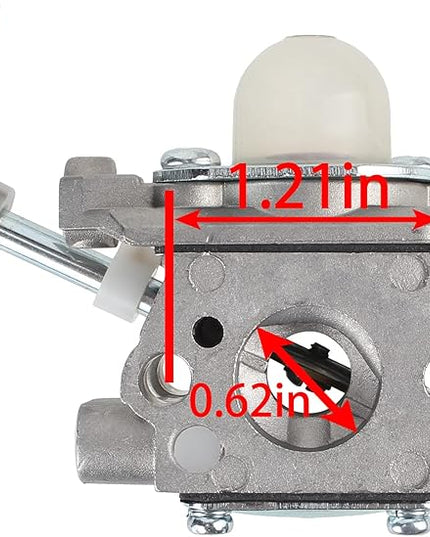 308054114 308054075 Carburetor for Homelite Carburetor Fits for 26B Leaf Blower UT09526 with Carburetor Adjusting Tool Air Filter - LeafyLoom
