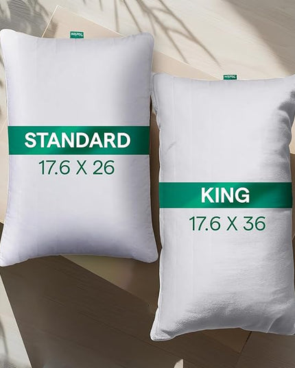 Marlow Adjustable Memory Foam Pillow by Brooklinen - Provides Back and Neck Pain Relief - Ideal Back, Stomach and Side Sleeper Pillow - Cooling-infused Pillow - King Size - LeafyLoom
