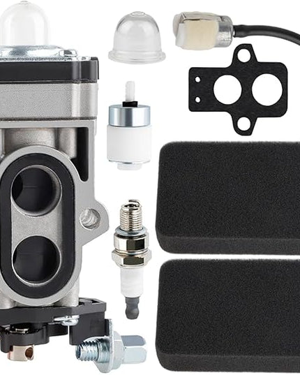 150 BT Carburetor for Husqvarna 150BT 350BT Backpack Blower 150BF 350BF 560BFS 560BTS 502845001 577144601 Blower Parts with 502844401 Air Filter Fuel Line Kit - LeafyLoom