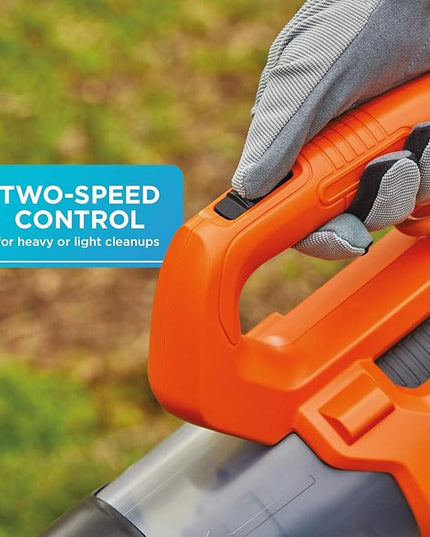 BLACK + DECKER Electric Axial Leaf Blower (BEBL750 - LeafyLoom