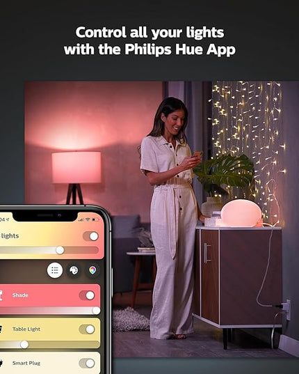 Philips Hue Smart Plug, White - 1 Pack - Turns Any Light Into a Smart Light - Control with Hue App - Compatible with Alexa, Google Assistant, and Apple HomeKit PhilipsHue