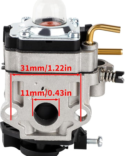 RY25AXB Carburetor for Ryobi 308054121 RY25AXB RY25 RY25AXBVNM 25cc Gas Jet Fan Blower with Air Filter Kit - LeafyLoom