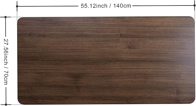 Fromann 55 x 27 inch Table Top for Electric Adjustable Standing Desk and Office Desk Frames - LeafyLoom