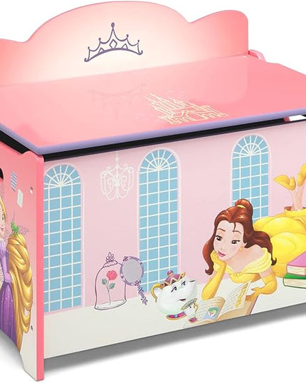 Delta Children Deluxe Toy Box, Disney Princess - LeafyLoom