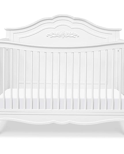 DaVinci Fiona 4-in-1 Convertible Crib in White, Greenguard Gold Certified - LeafyLoom