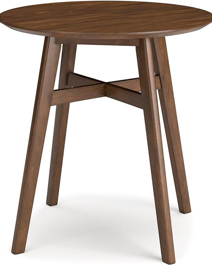 Signature Design by Ashley Lyncott Traditional Counter Height Dining Room Table, Seats up to 4, Brown - LeafyLoom