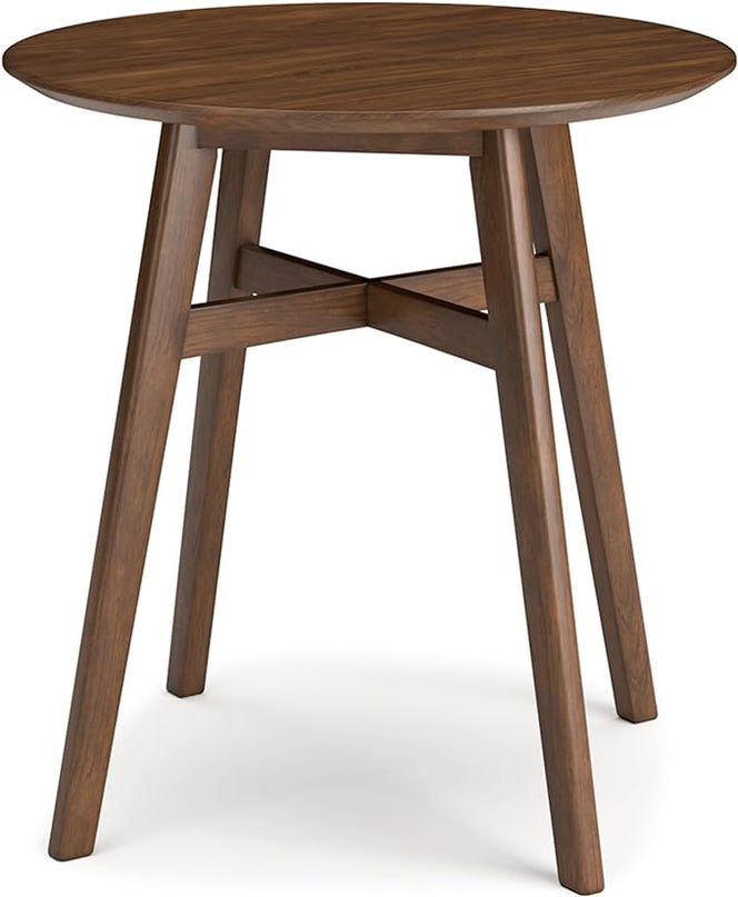 Signature Design by Ashley Lyncott Traditional Counter Height Dining Room Table, Seats up to 4, Brown - LeafyLoom