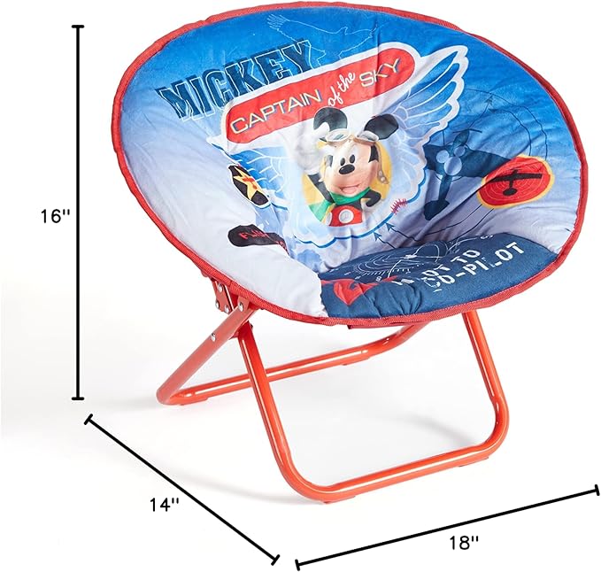 Disney Mickey Mouse Toddler Saucer Chair - LeafyLoom