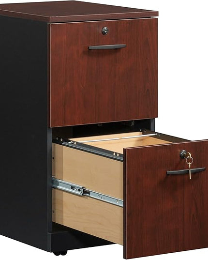 Sauder County Line Dresser, L: 15.55" x W: 19.45" x H: 28.54", Classic Cherry Finish - LeafyLoom