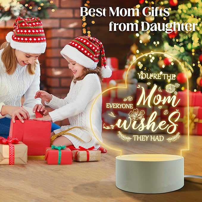 I Love My Mother-Best Mom Birthday Gifts from Daughter Son，Mom Birthday Gifts Night Light，Room Decoration Mom's Gifts - LeafyLoom
