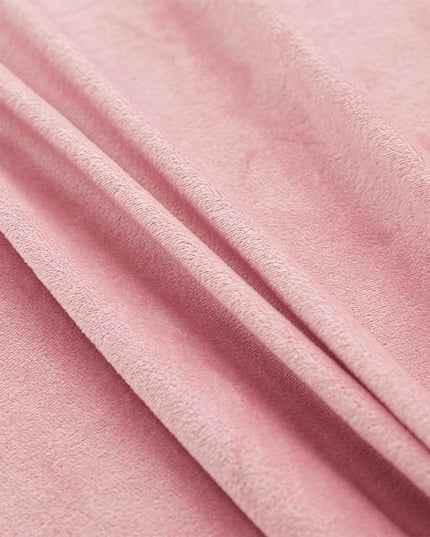 Fluffy old pink comforters Cover twin size - Ultra Soft Plush old pink bedding Sets 2 Pieces (1 faux fur comforter Cover + 1 fuzzy pillow case) girls shaggy old pink twin bed set (Old Pink, Twin) - LeafyLoom