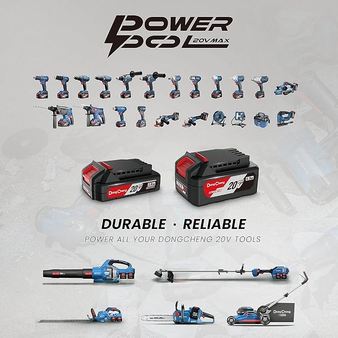 DongCheng Leaf Blower, 650 CFM 40V Cordless Leaf Blower with 2 * 4.0Ah Batteries and Charger, Variable Speed Jet Fan Brushless Motor Electric Leaf Blower for Town Care, Patio, Blowing Leaves and Snow - LeafyLoom