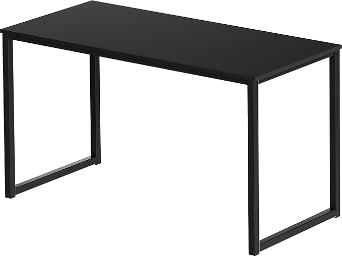 SHW Home Office 48-Inch Computer Desk, Black - LeafyLoom