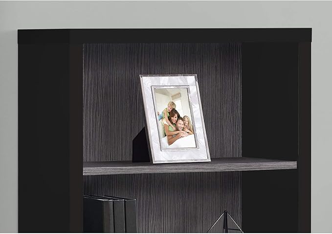 Monarch Specialties Bookcase, Black - LeafyLoom