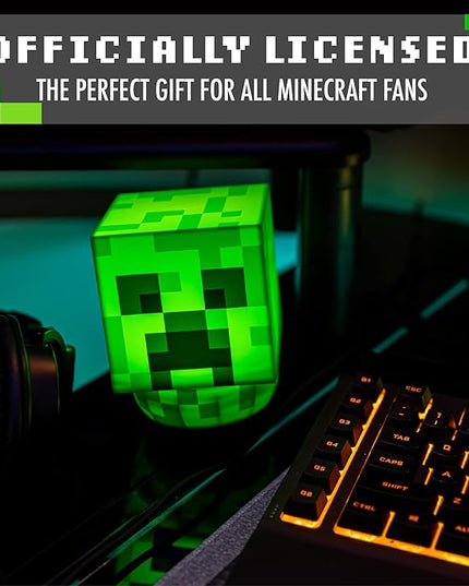 Paladone Minecraft Creeper Sway Lamp - Battery Operated Minecraft Light | Official Merchandise - LeafyLoom