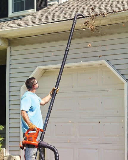 BLACK+DECKER Gutter Clean Attachment For Blower, Quick Connect (BZOBL50) - LeafyLoom