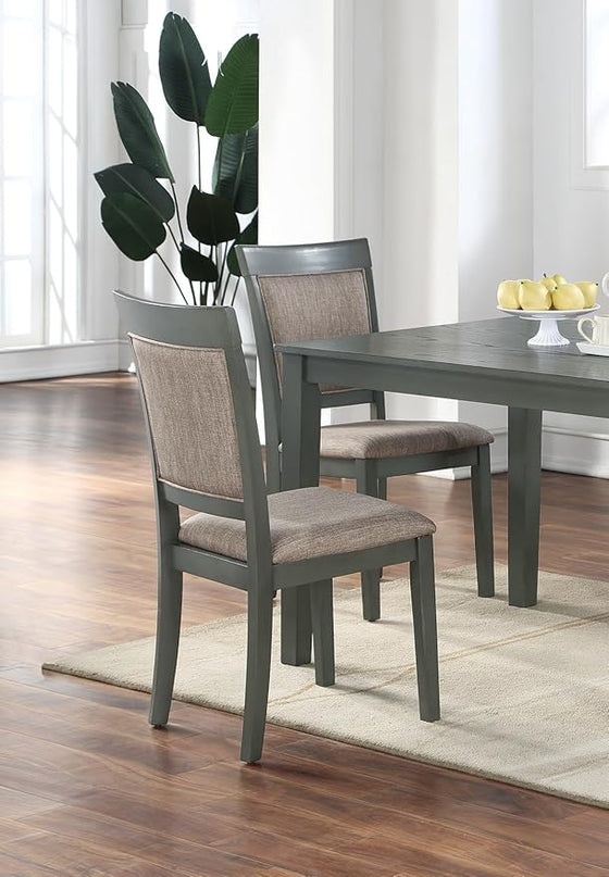NicBex Small Kitchen Table Set for 4 Dining Room Set 5Pc Dining Room Set Dining Table with Wooden Top Cushion Seats Chairs Kitchen Breakfast Dining Room Furniture, Oak - LeafyLoom