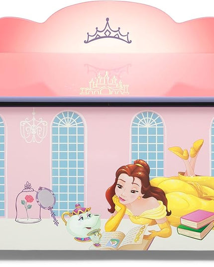 Delta Children Deluxe Toy Box, Disney Princess - LeafyLoom